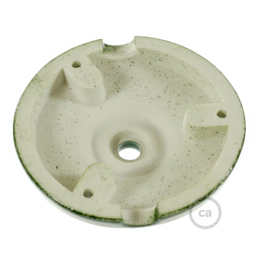 Kit base de teto em porcelana - Verde