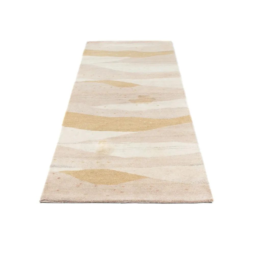 Läufer Gabbeh - Indus - 234 x 75 cm - hellbeige