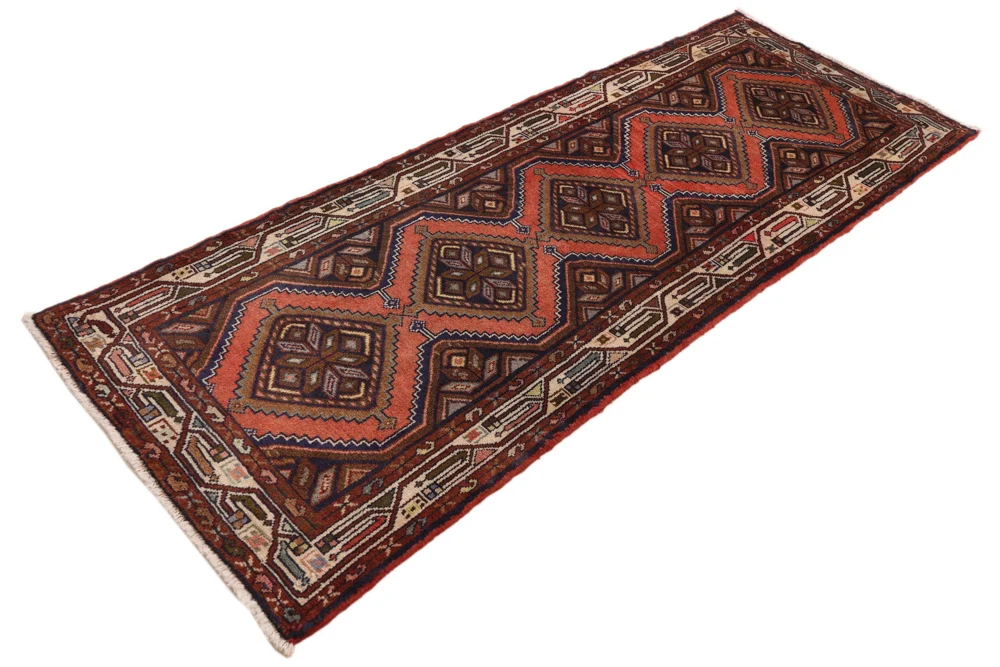 Läufer Perser - Nomadic - 207 x 79 cm - rost
