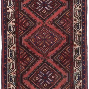 Läufer Perser - Nomadic - 210 x 90 cm - dunkelrot