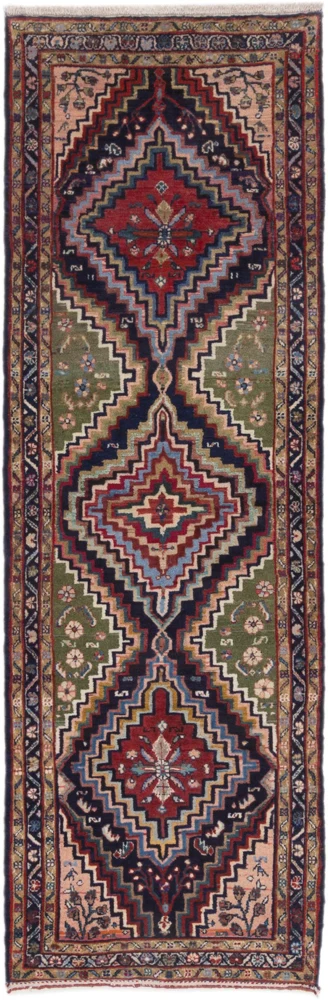 Läufer Perser - Nomadic - 250 x 82 cm - mehrfarbig