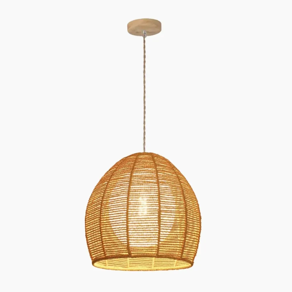 Luminária Pendente de Bambu Yuma