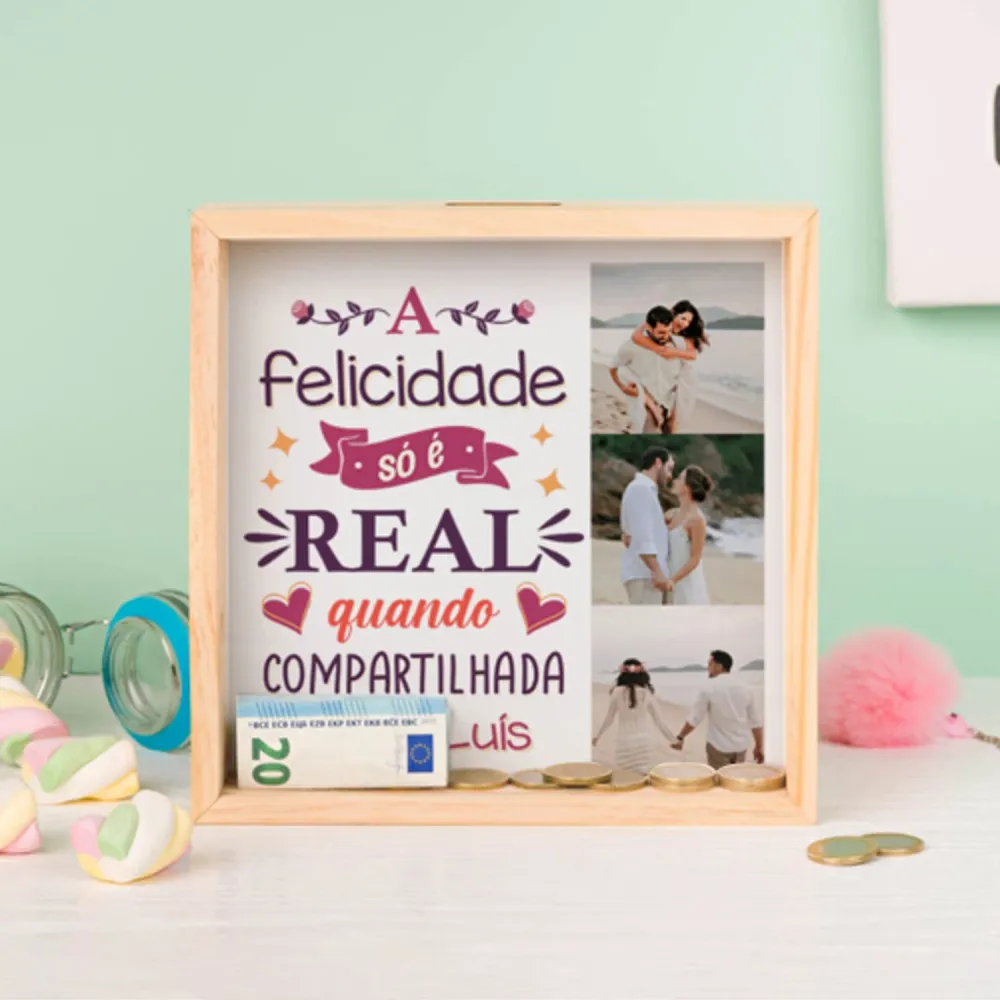 Mealheiro "Felicidade Compartilhada"