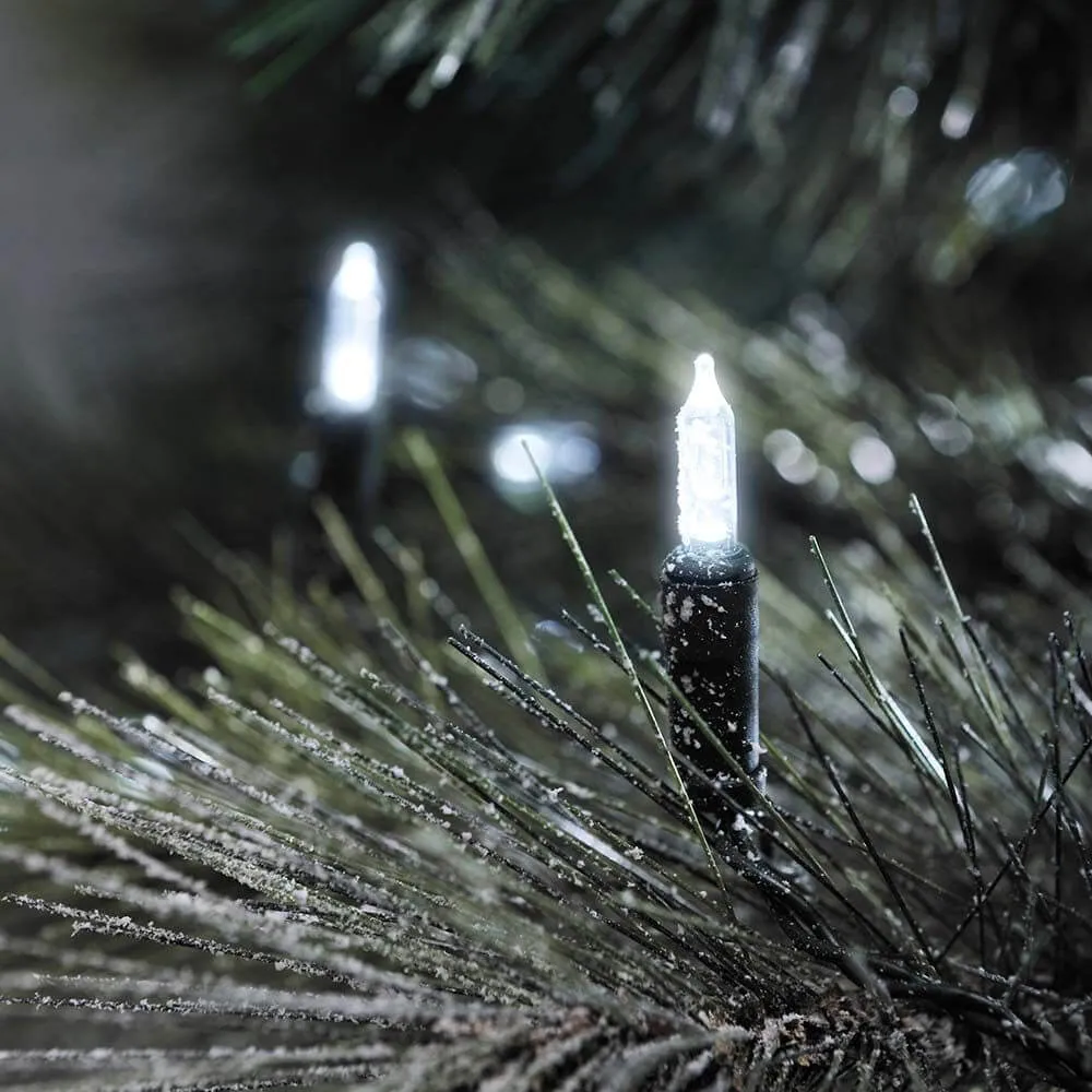 Mini cadeia de luzes LED 80 díodos brancos frios IP44