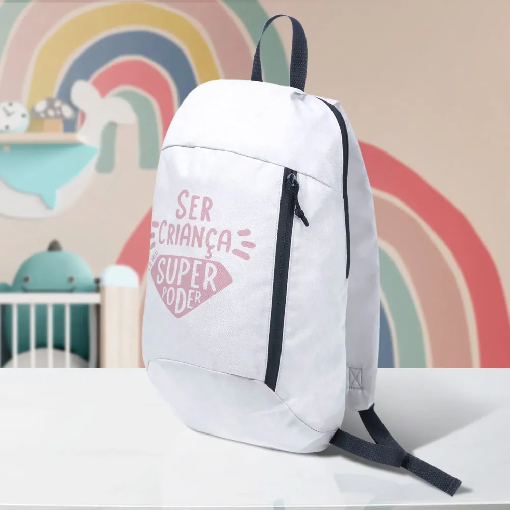 Mochila "Ser crianç é o meu super poder"