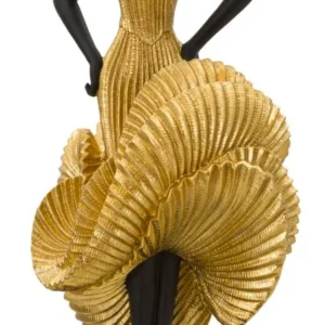 Moda mujer bailando oro cm 16,5x15x36