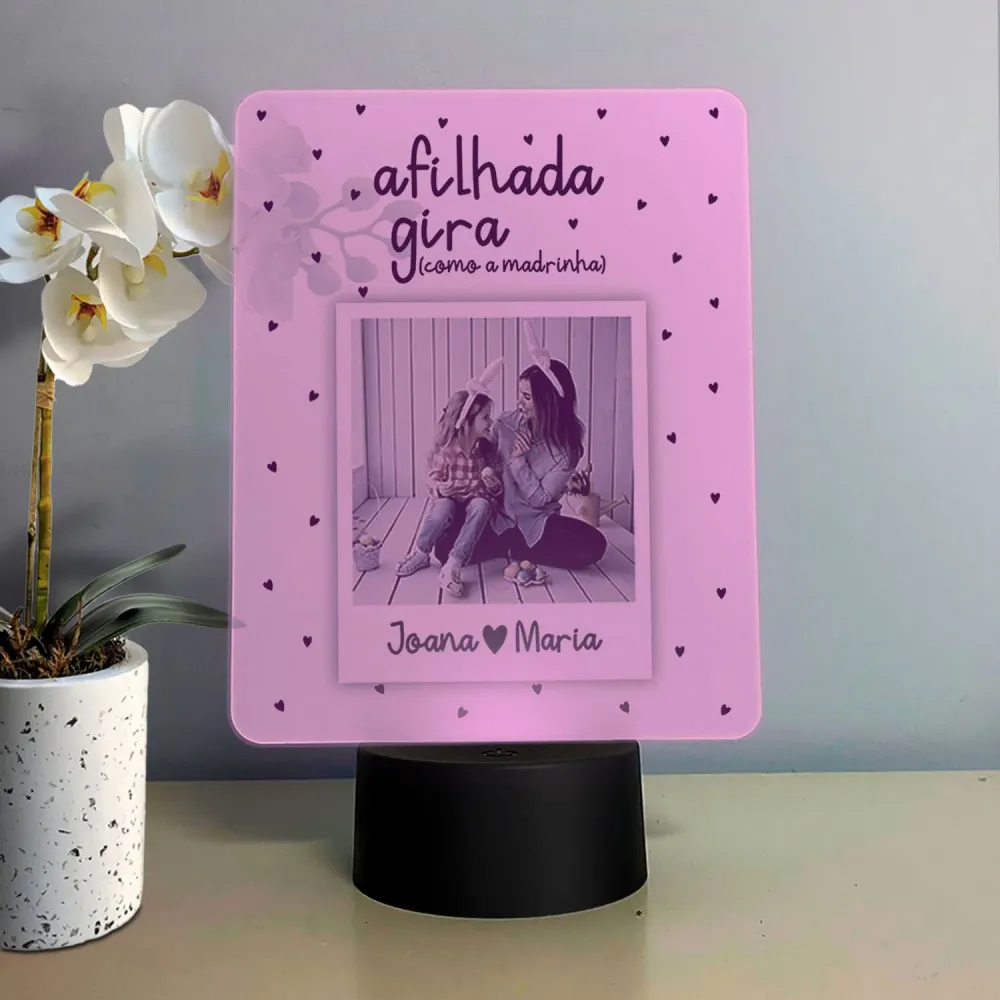 Moldura com LED "Giro()"