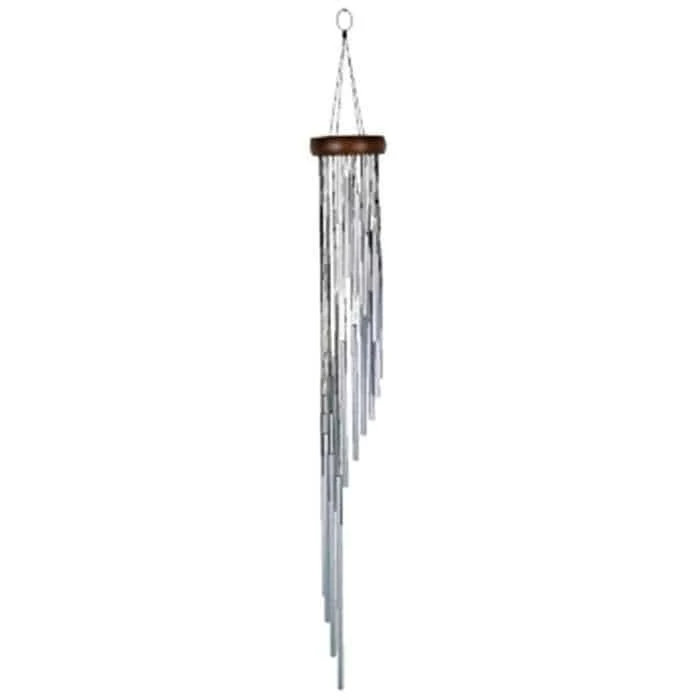 Sinos de vento Espiral Prateado - 89CM Nature's Melody
