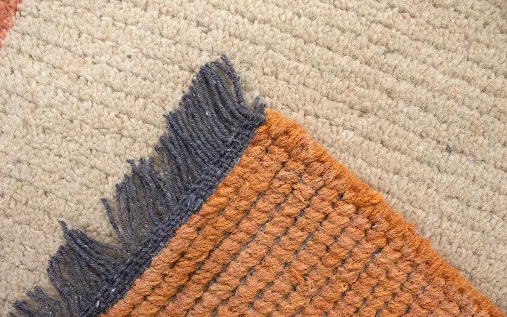 Nepal Teppich 140 x 70 cm - beige