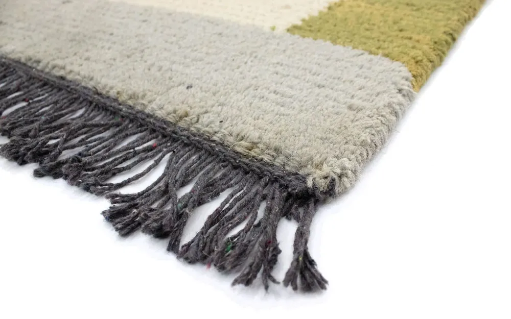 Nepal Teppich 140 x 70 cm - beige