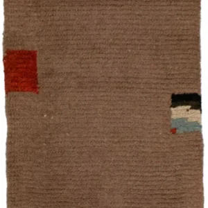 Nepal Teppich 140 x 70 cm - braun