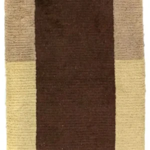 Nepal Teppich 140 x 70 cm - braun