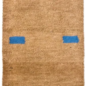 Nepal Teppich 140 x 70 cm - braun