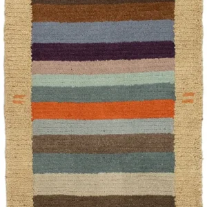 Nepal Teppich 140 x 70 cm - mehrfarbig