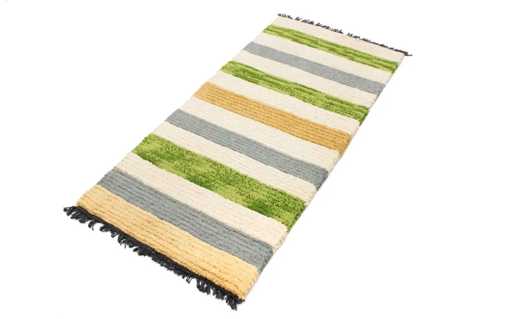 Nepal Teppich 140 x 70 cm - mehrfarbig