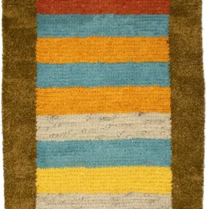 Nepal Teppich 140 x 70 cm - mehrfarbig