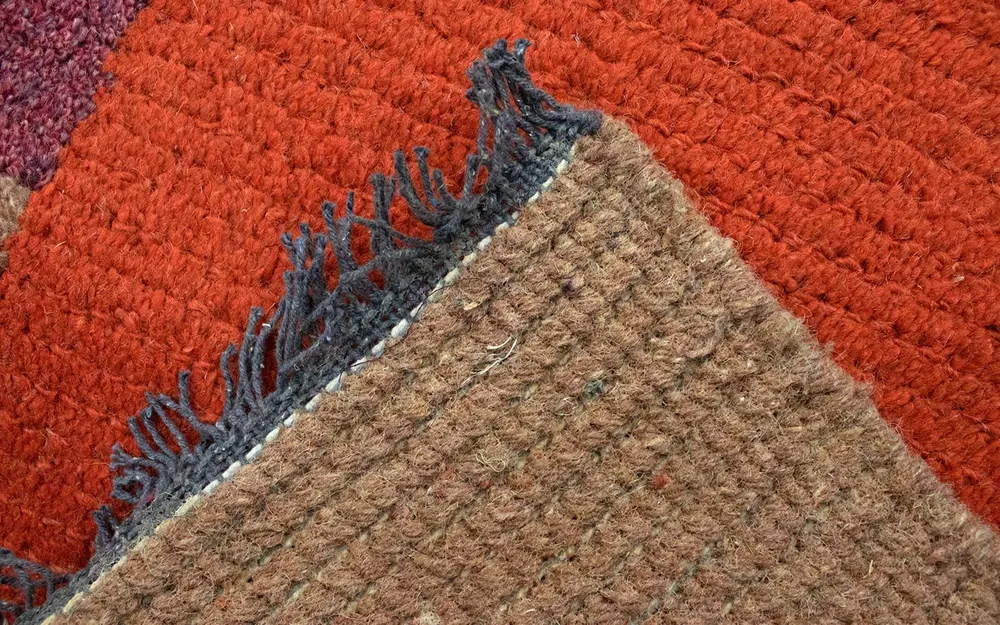 Nepal Teppich 140 x 70 cm - rot