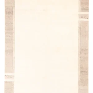 Nepal Teppich - 200 x 142 cm - weiß