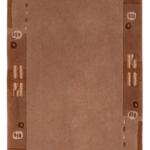 Nepal Teppich - 90 x 60 cm - braun