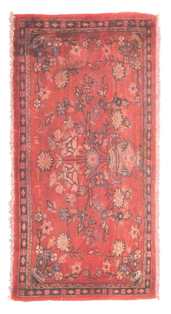 Orientteppich 115 x 55 cm - hellrot