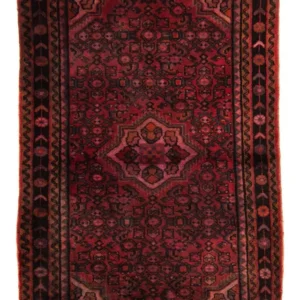Orientteppich 160 x 98 cm - dunkelrot