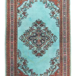 Orientteppich 180 x 97 cm - hellblau
