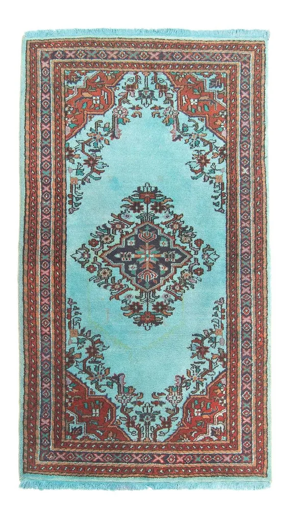 Orientteppich 180 x 97 cm - hellblau