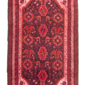 Orientteppich 197 x 100 cm - hellrot