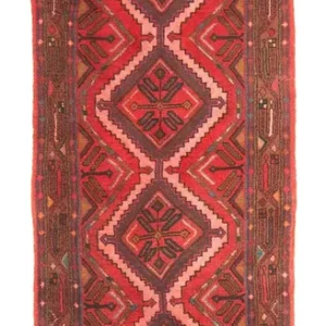 Orientteppich 282 x 80 cm - rot