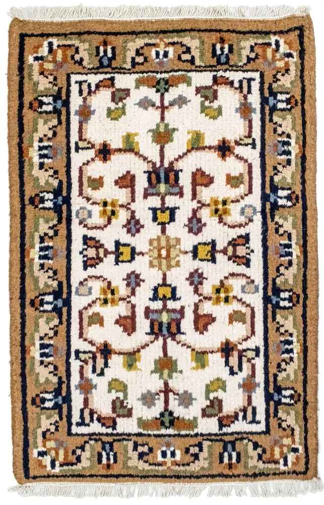 Orientteppich 90 x 60 cm - beige