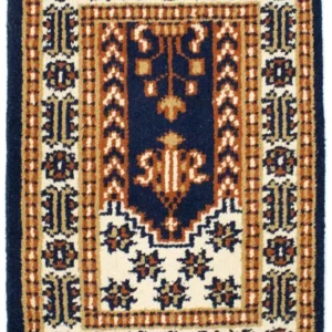 Orientteppich 90 x 60 cm - dunkelblau