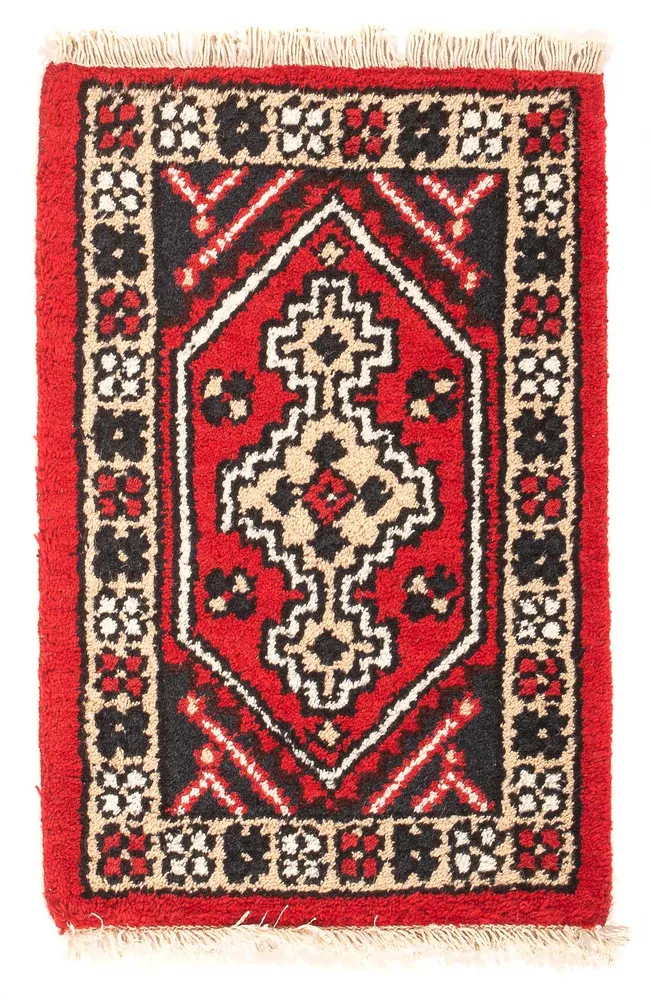 Orientteppich 60 x 40 cm - dunkelrot