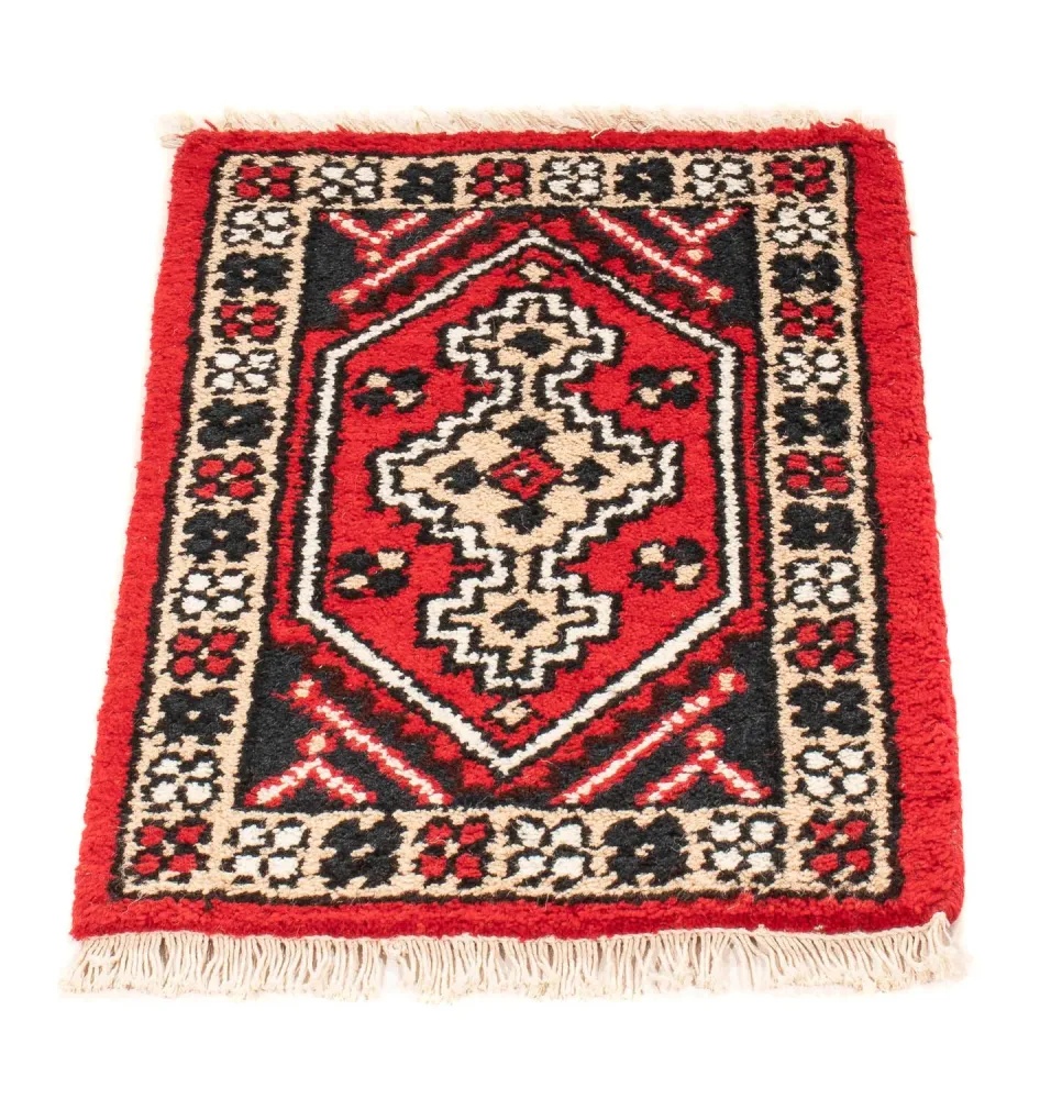 Orientteppich 60 x 40 cm - dunkelrot