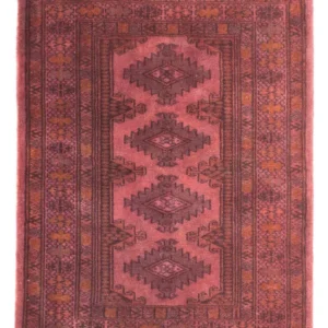 Orientteppich 95 x 66 cm - hellrot