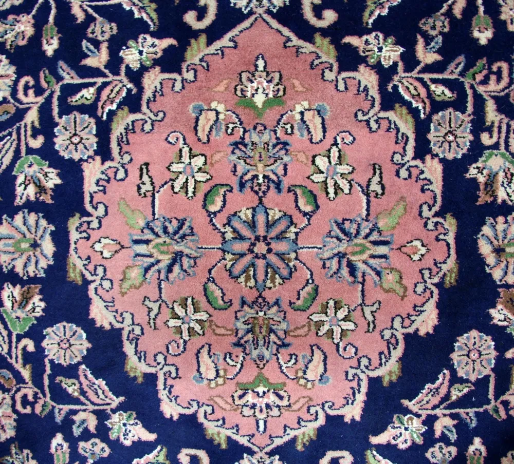 Orientteppich - Täbriz 302 x 244 cm - blau