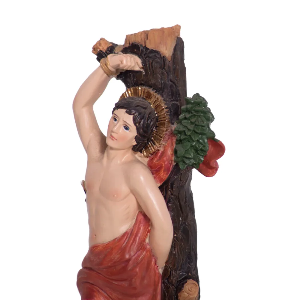 Estátua de resina de São Sebastião Paben