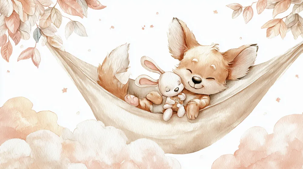 Papel de parede animais fofos | Sonho aconchegante para quarto de crianç