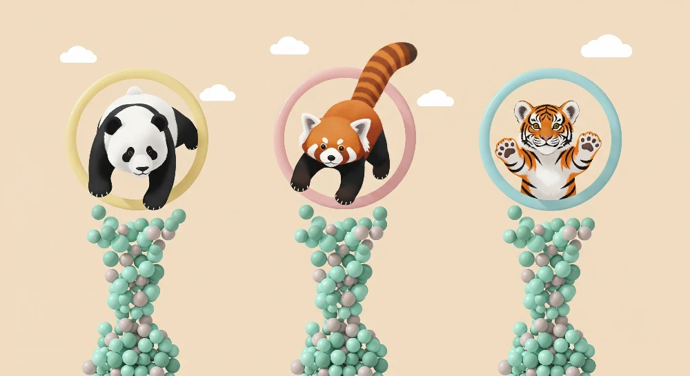 Papel de parede crianç | Animais fofos em círculo com um fundo pastel