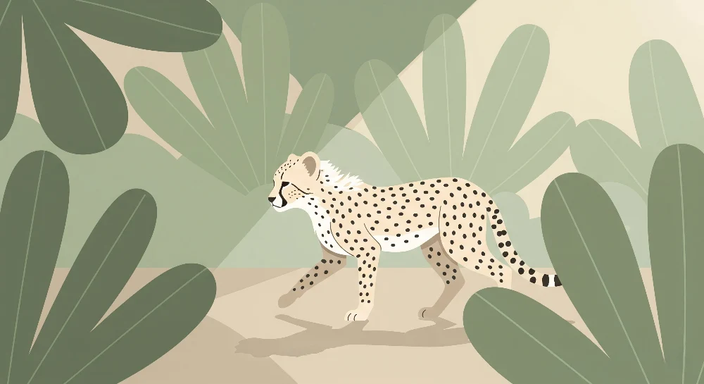 Papel de parede crianç | Leopardo andar na selva