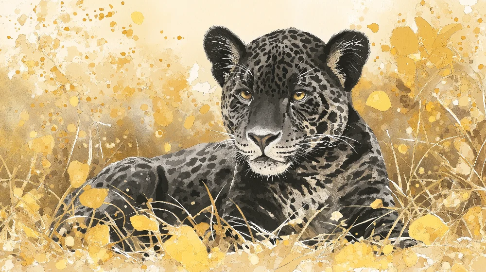 Papel de parede crianç | Leopardo majestoso na savana