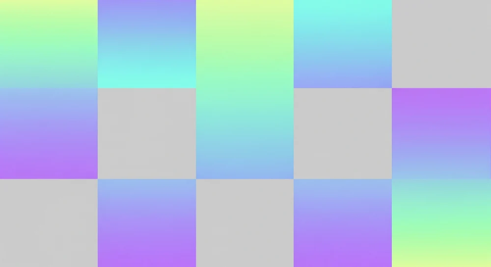 Papel de parede crianç | Motivo degradê pastel com tons vibrantes