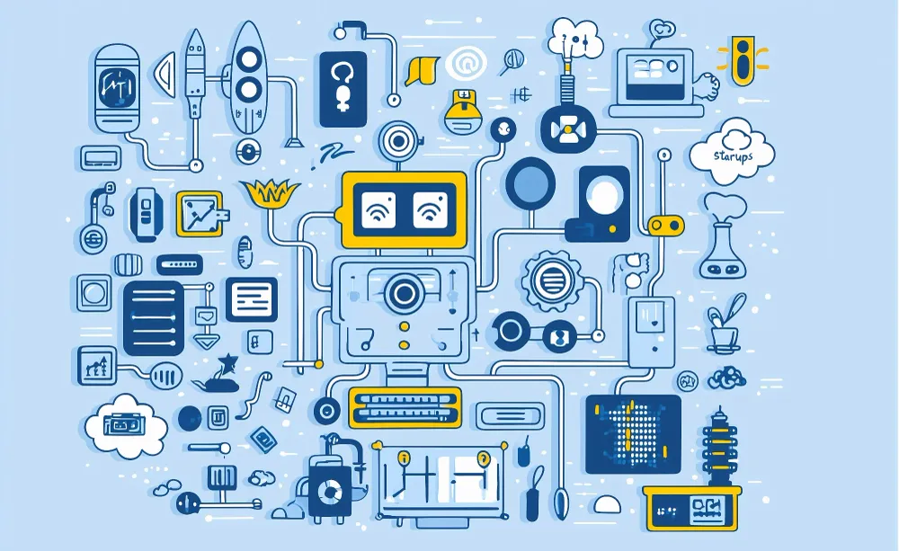 Papel de parede crianç | Padrões tecnológicos futuristas