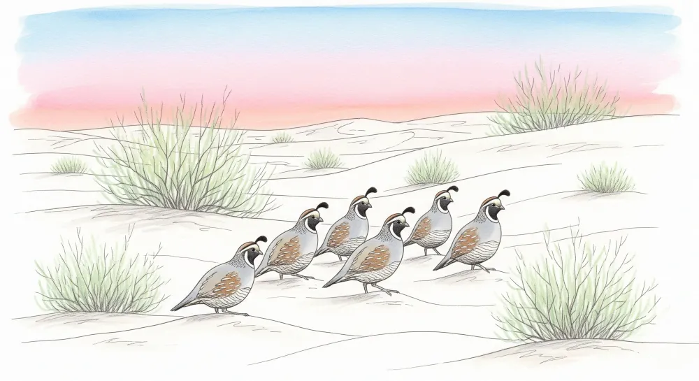 Papel de parede crianç | Pássaros passeando no deserto