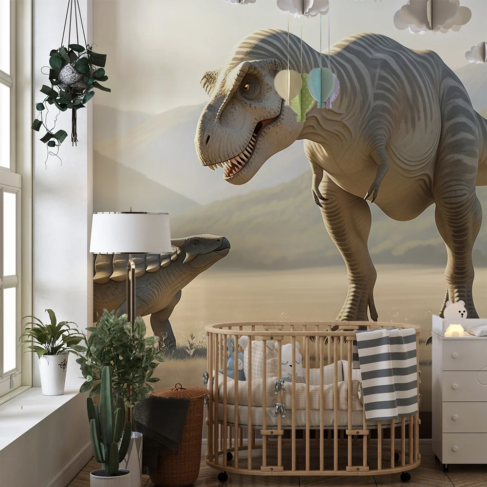 Papel de parede crianç | T-rex 3D