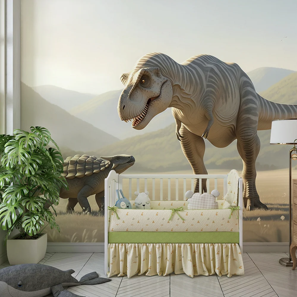 Papel de parede crianç | T-rex 3D