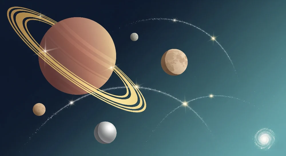 Papel de parede crianç | Universo dos planetas e das estrelas