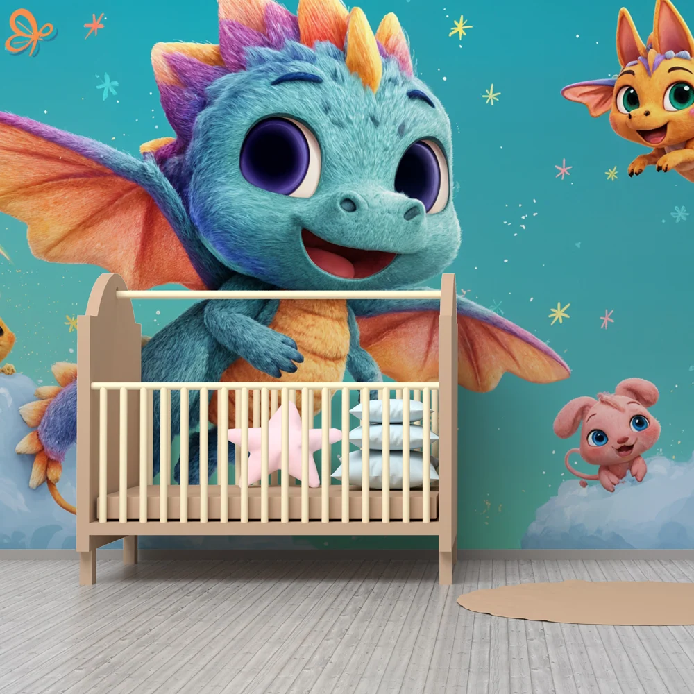 Papel de parede dragão fantasia | Universo Encantado