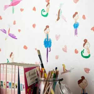 Papel de Parede Les ballerines d'Esther & Romane