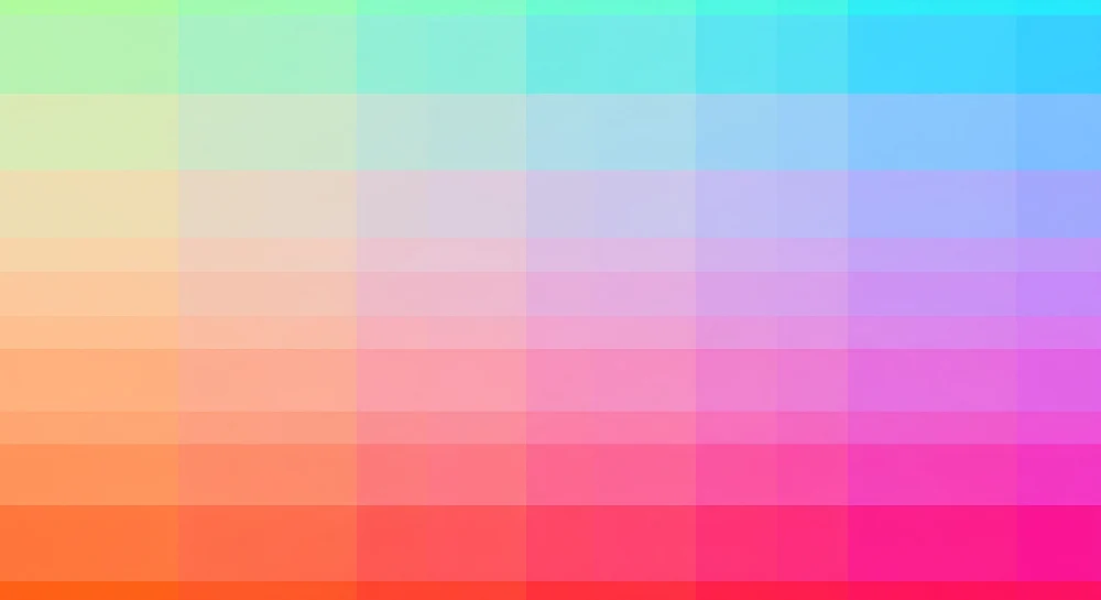 Papel de parede para quarto de crianç | Gradiente de cores vivas e suaves