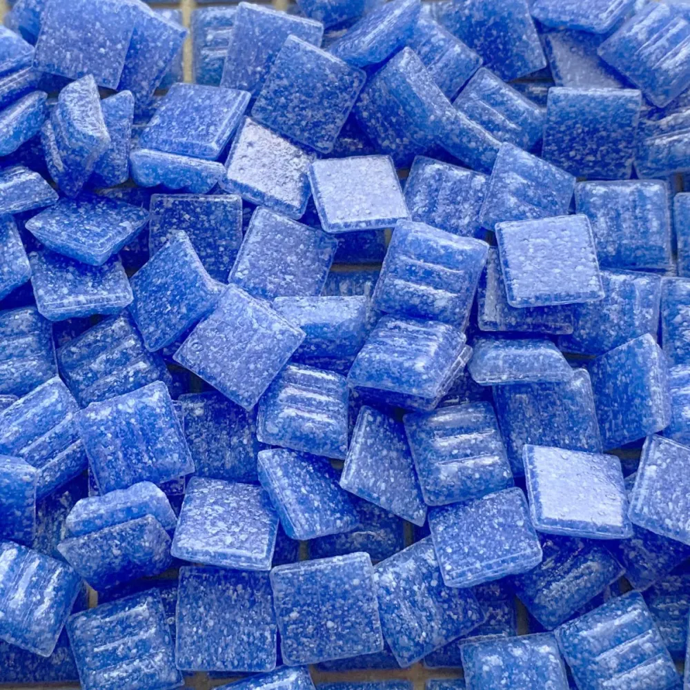 Pastilha de Vidro 10mm Azul Celeste